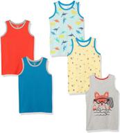 amazon essentials boys 5 pack tank logo