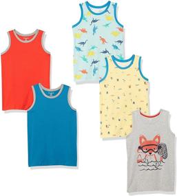 img 4 attached to Amazon Essentials Boys 5 Pack Tank