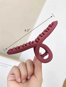 img 3 attached to 4PCS Matte Butterfly Clip Clamp: The Ultimate Hair Solution for Women with All Hair Types!