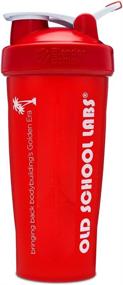 img 3 attached to 🍶 Old School Labs 28-oz BlenderBottle - Premium Protein Shaker with Loop Top - No Lumps or Leaks - BPA-Free - Red Color