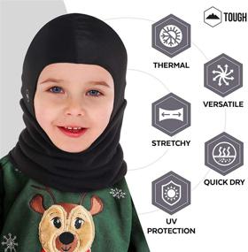 img 1 attached to Winter Face Protection for Kids - Balaclava Ski Mask