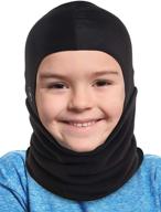 winter face protection for kids - balaclava ski mask logo