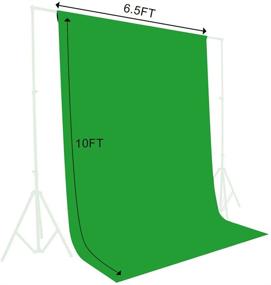 img 1 attached to 📸 Vibrant 6.5X10FT TRLYC Green Screen Photography Backdrop: Perfect for Video Recording and Photo Shoots