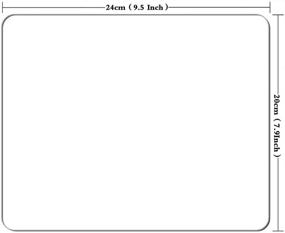 img 1 attached to Мышь пэд с животным принтом Mugod - леопардовый узор | Стильный шоколадно-коричневый цвет | Нескользящая резиновая основа | Игры, работа, офис и дом | Коврик для мыши размером 9,5х7,9 дюйма для компьютера, ноутбука, ПК