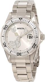 img 4 attached to Времяless Элегантность: Часы Invicta Women's 12503 Pro Diver с серебристым циферблатом