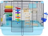 🐹 premium galapet hamster cage: includes wheel and essential accessories logo