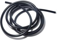 🔌 high performance 10ft lti universal 5mm inner diameter silicone vacuum hose line - 3/16 inch, black logo