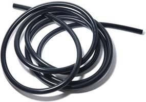 img 2 attached to 🔌 High Performance 10ft LTI Universal 5mm Inner Diameter Silicone Vacuum Hose Line - 3/16 Inch, BLACK