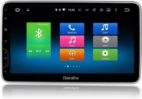 img 4 attached to 🚗 Дасайта 10.2" Приемник автомагнитолы Android 9.0: GPS-навигация, Bluetooth, мультимедийный сенсорный плеер