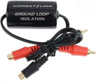 🎧 ad104 rca stereo 2 channel ground loop isolator - signal noise filter suppressor by conext link logo