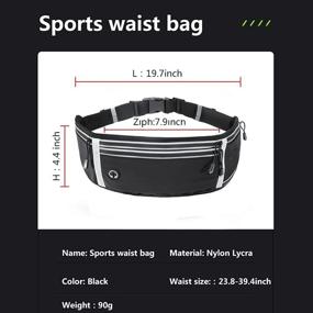 img 3 attached to Fanny Pack with Water Bottle Holder: The Perfect Waist Bag for Hiking, Running, and Traveling