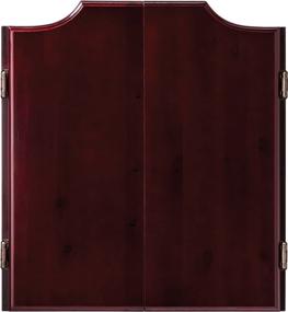 img 3 attached to Viper Hudson Dart Center: Premium All-in-One Classic Wood Cabinet with Official Sisal Dartboard, Steel-Tip Dart Set, Scoreboard & Out-Chart - Mahogany Finish