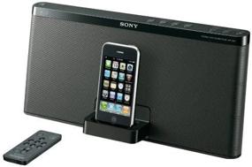 img 1 attached to 🔊 Enhanced Black Sony RDP-X50iPBLK Speaker Dock for iPod and iPhone