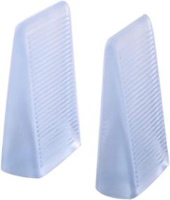 img 1 attached to 🚽 Wadoy Plastic Shims (8 Packs): Versatile White Rubber Wedges for Toilet Leveling & More