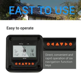 img 1 attached to 🔋 EPEVER MT50 Remote Meter - LCD Screen Display for Monitoring and Setting Data of EPEVER Solar Charge Controllers