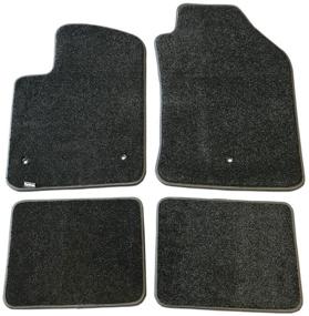 img 4 attached to 🚗 CarsCover Custom Fit 2012-2019 Fiat 500/500C Front and Rear Carpet Car Floor Mats: Heavy Cushion Ultramax Asphalt Black – Enhance Your Car's Interior with Ultimate Protection