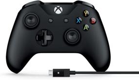 img 4 attached to 🎮 Black Microsoft 4N6-00001 Xbox Controller + Windows Cable