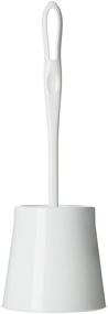 img 1 attached to 🚽 12-Pack White Toilet Bowl Brush Holder by Amazon Basics