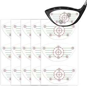 img 3 attached to 🏌️ Golf Swing Training Impact Stickers - 225 Pcs Golf Impact Tape Labels for Irons, Putters, and Woods