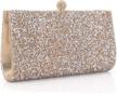magiclove evening rhinestone crystal clutch women's handbags & wallets in clutches & evening bags logo