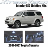 💡 улучшите свой toyota sequoia 2001-2007 с набором интерьерных светодиодных ламп xtremevision: 13-штучные белые светильники + удобный инструмент для установки логотип