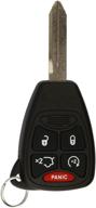 🔑 keylessoption keyless entry remote control car key fob replacement - oht692427aa kobdt04a (uncut) logo