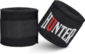 img 4 attached to 🥊 HUNTER Professional Hand Wraps for Boxing - 180 inches - Ideal for All Combat Sports (4.5 Meter) - Unisex