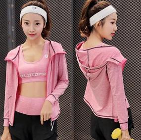 img 2 attached to ZETIY Fitness Running Athletic Tracksuits Sports & Fitness