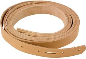 img 3 attached to 👗 Enhance Your Wardrobe: 5 Pack Natural Veg Tan Belt Strips Kit for Versatile Style
