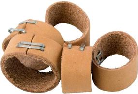 img 1 attached to 👗 Enhance Your Wardrobe: 5 Pack Natural Veg Tan Belt Strips Kit for Versatile Style
