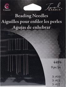 img 1 attached to 📿 Enhance Your Beading Craft with Cousin Jewelry Basics 9-Piece Beading Needle Assortment