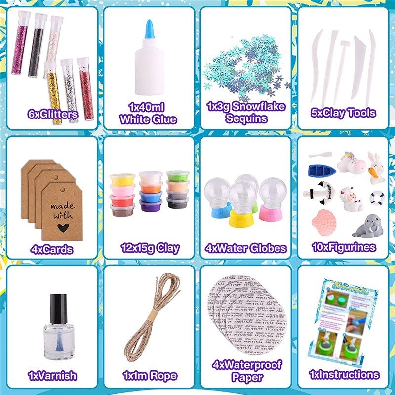 DIY Snow Globe Kids Craft Kits Set - Arts and Crafts Activities with  Unicorn Gifts for Girls Age 6-8, Animals Figurines Toys for Age 4, 5, 6, 7,  8, 9, 10, 11, 12, Art Clay Crafts for Kids Ages 4-8 - Yahoo Shopping