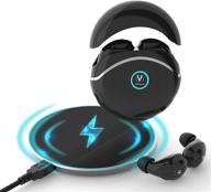 vmpalace wireless earbuds: bluetooth 5.0 tws stereo headphones with charging case, waterproof & high playtime - compatible with all smartphones! logo