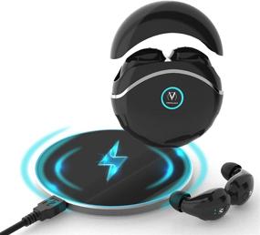 img 4 attached to VMPALACE Wireless Earbuds: Bluetooth 5.0 TWS Stereo Headphones with Charging Case, Waterproof & High Playtime - Compatible with All Smartphones!