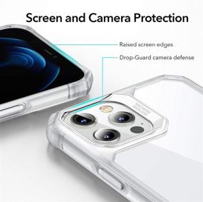 img 2 attached to ESR Air Armor Compatible With IPhone 12 Pro Max Case [Military-Grade Drop Protection][Shock-Absorbing Corners] [Anti-Yellowing Hard Back] [Scratch Resistant] [Flexible Frame] 6 Cell Phones & Accessories