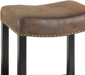 img 2 attached to Armen Living LCMBS013BAWR26 Counter Barstool