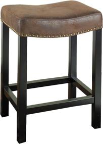 img 3 attached to Armen Living LCMBS013BAWR26 Counter Barstool