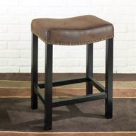 armen living lcmbs013bawr26 counter barstool logo