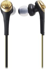 img 2 attached to 🎧 Audio-Technica ATH-CKS550BTBGD Wireless Earbuds with Mic & Control - Black-Gold, Bluetooth Solid Bass