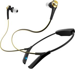 img 4 attached to 🎧 Audio-Technica ATH-CKS550BTBGD Wireless Earbuds with Mic & Control - Black-Gold, Bluetooth Solid Bass