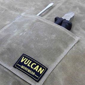 img 1 attached to 🔧 Vulcan Workwear Utility Apron - Versatile Shop Apron with Pockets and Waxed Canvas - Ideal Men's Gift for Woodworking Enthusiasts and Dads