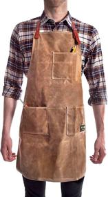 img 4 attached to 🔧 Vulcan Workwear Utility Apron - Versatile Shop Apron with Pockets and Waxed Canvas - Ideal Men's Gift for Woodworking Enthusiasts and Dads