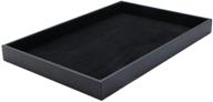 💎 jeteho black velvet stackable jewelry tray - showcase your precious accessories with style! logo