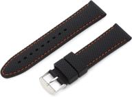 🌈 optimized hadley roma silicone watch strap in a variety of colors logo