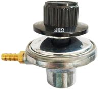 🔥 mensi low pressure adjustable gas regulator with 1/4” barb hose connection for one pound propane tank logo