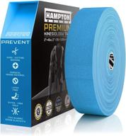 🌊 premium waterproof bulk kinesiology tape roll for knee, muscle and joint support - 135 feet, blue логотип