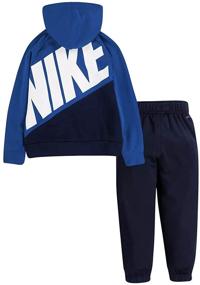 img 1 attached to Nike Therma Fleece Hoodie 66F420 023 Boys' Clothing