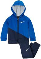 nike therma fleece hoodie 66f420 023 boys' clothing logo