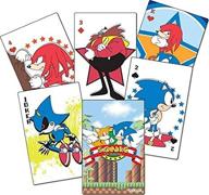 sonic classic playing cards goodies logo
