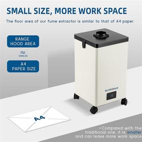 img 1 attached to 🔥 BAOSHISHAN Absorber Extractor Soldering Workbench: Efficient Solution for Fume Extraction during Soldering